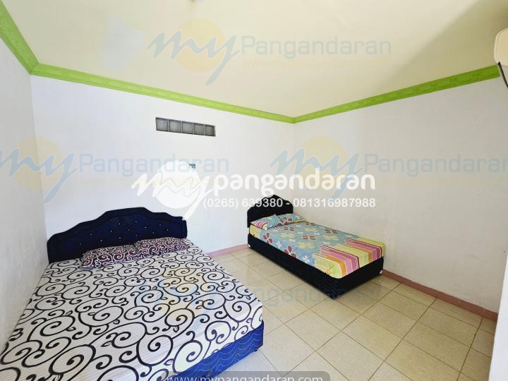   Tampilan Standar Ac 2 Bed Saung Azhar Pangandaran